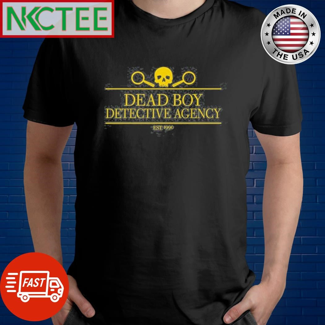Premium Skull George Rexstrew Dead Boy Detective Agency Shirt Unisex T-shirt, Sweatshirt, Hoodie, Long Sleeve Tee - T-Shirt, Sweatshirt, Hoodie