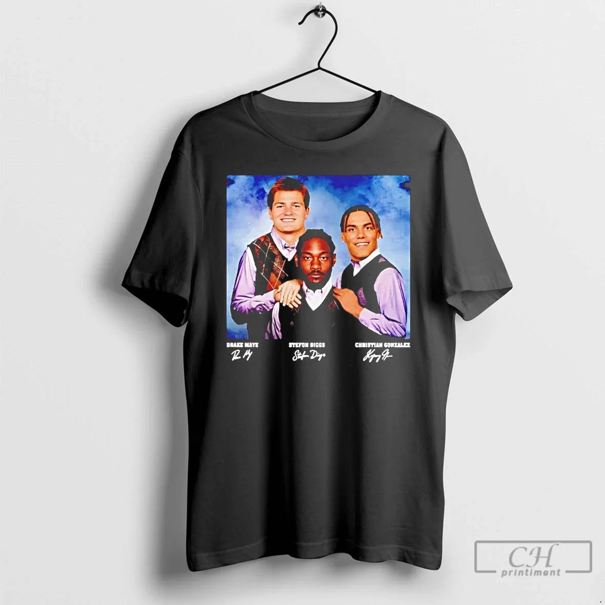 Premium Stefon Diggs Drake Maye And Christian Gonzalez Step Brothers - T-Shirt, Sweatshirt, Hoodie