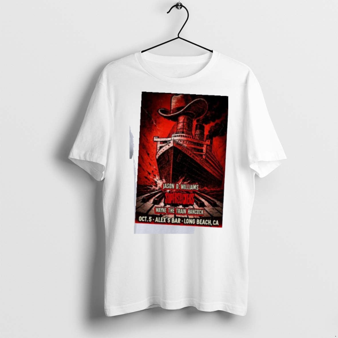 Premium Supersuckers Alexs Bar Long Beach Ca Oct 5 2025 T Shirts Unisex T-shirt, Sweatshirt, Hoodie, Long Sleeve Tee - T-Shirt, Sweatshirt, Hoodie