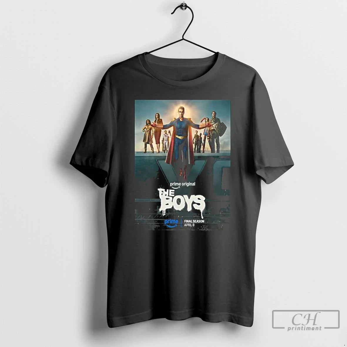 Premium Team Homelander The Boys Season 5 Unisex T-shirt, Sweatshirt, Hoodie, Long Sleeve Tee - T-Shirt, Sweatshirt, Hoodie