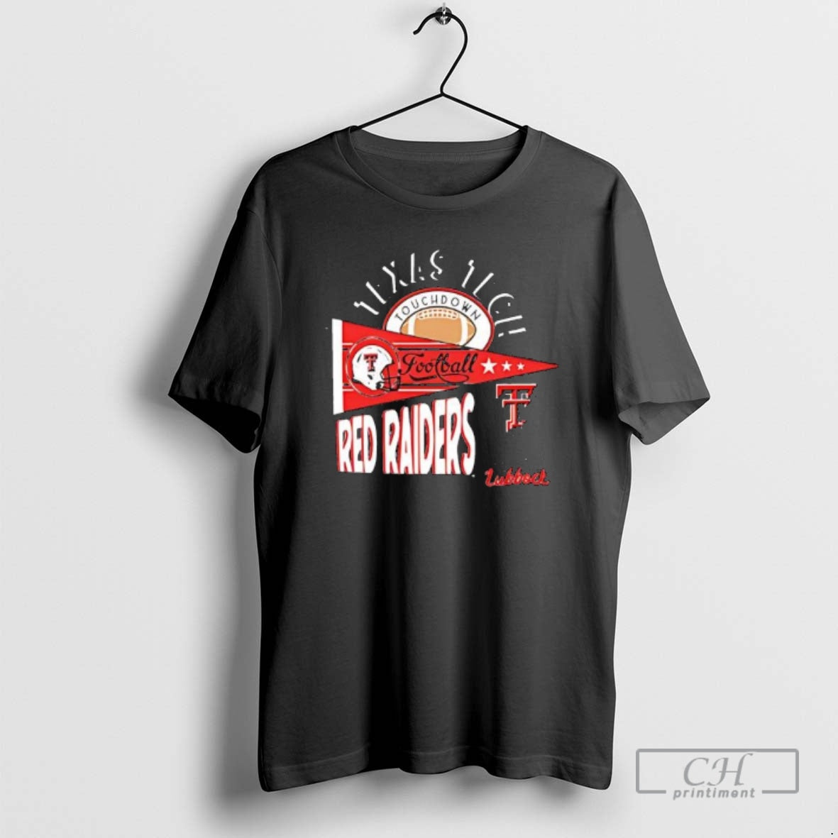 Premium Texas Tech Red Raiders Football Flag Logo Shirt Sweater - T-Shirt, Sweatshirt, Hoodie