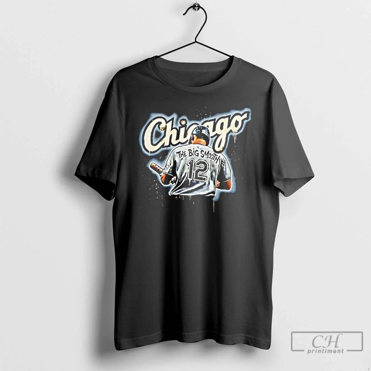 Premium The Big Smooth Colson Montgomery 12 Chicago White Sox Baseball Unisex T-shirt, Sweatshirt, Hoodie, Long Sleeve Tee - T-Shirt, Sweatshirt, Hoodie