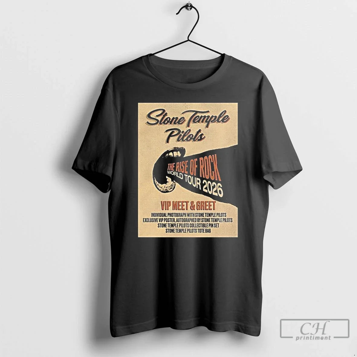 Premium The Rise Of Rock World Tour 2026 Unisex T-shirt, Sweatshirt, Hoodie, Long Sleeve Tee - T-Shirt, Sweatshirt, Hoodie