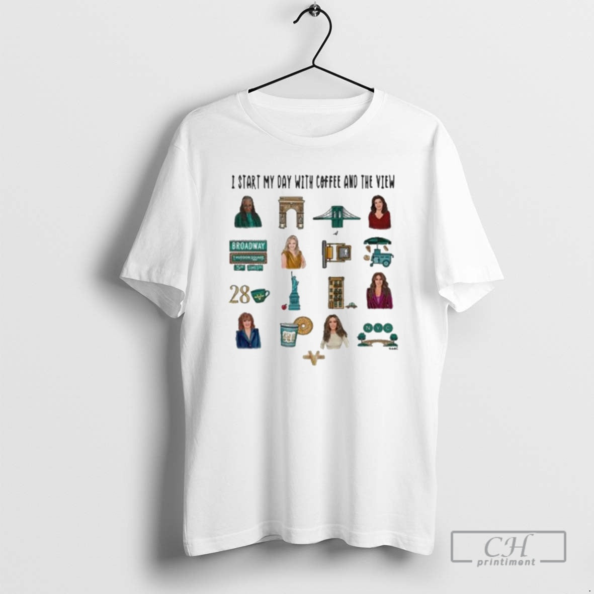 Premium The View I Start My Day With Coffee And The View Shirt Sweater - T-Shirt, Sweatshirt, Hoodie