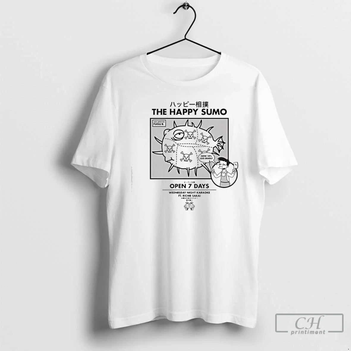 Premium The Happy Sumo Open 7 Day - T-Shirt, Sweatshirt, Hoodie