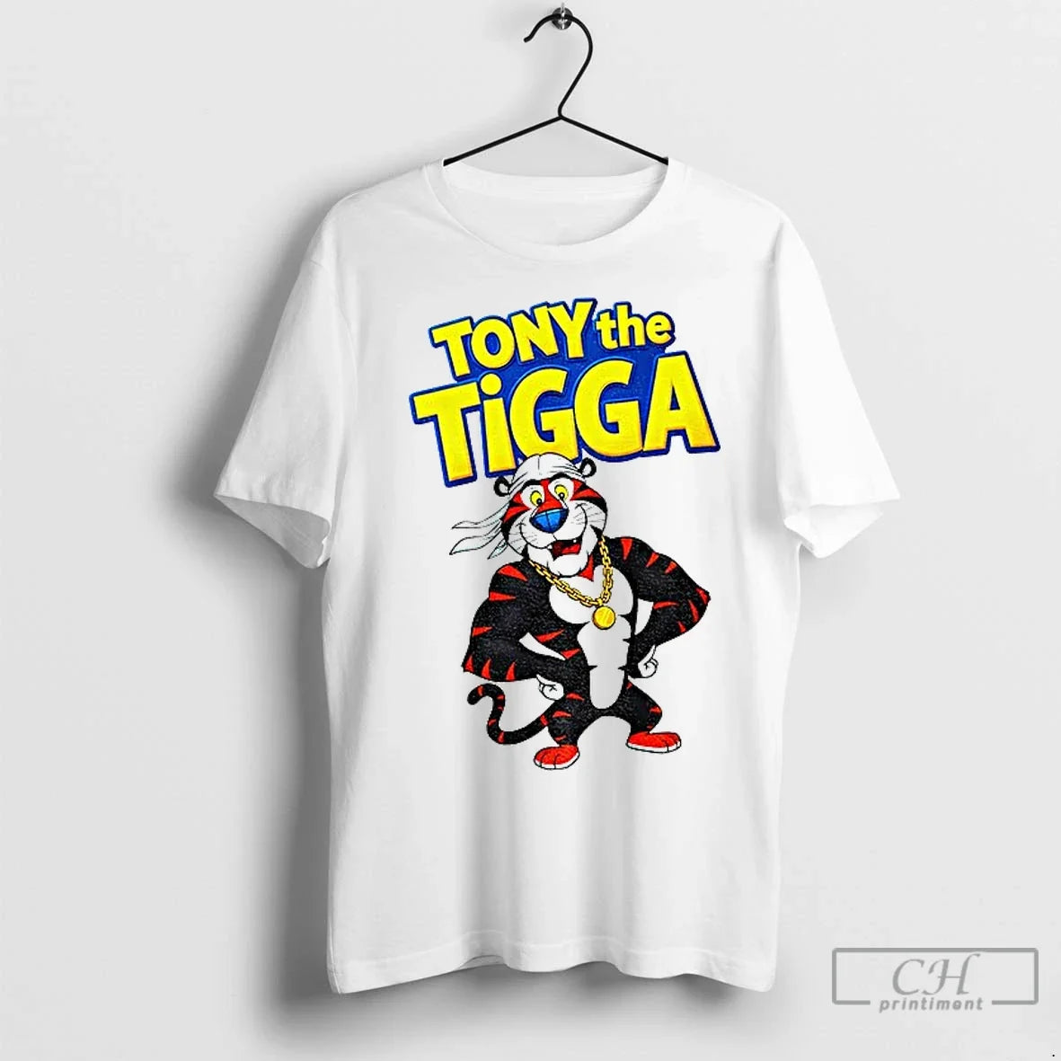 Premium Tony The Tigga X Tony The Tiger Funny Meme Unisex T-shirt, Sweatshirt, Hoodie, Long Sleeve Tee - T-Shirt, Sweatshirt, Hoodie