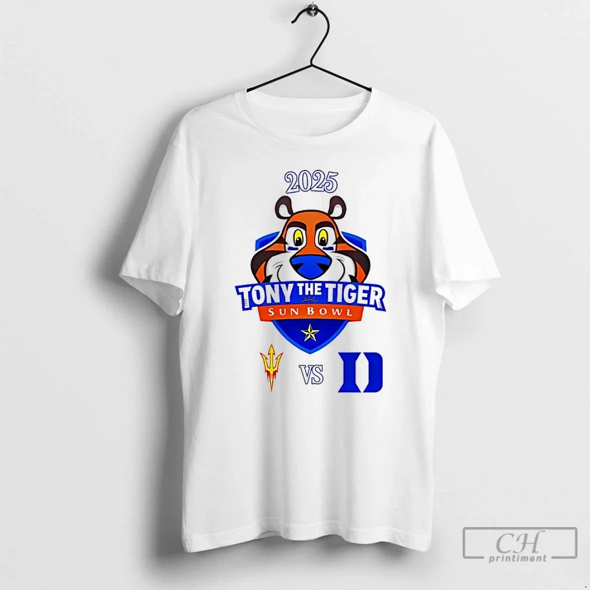Premium Tony The Tiger Sun Bowl 2025 Arizona State Vs Duke - T-Shirt, Sweatshirt, Hoodie