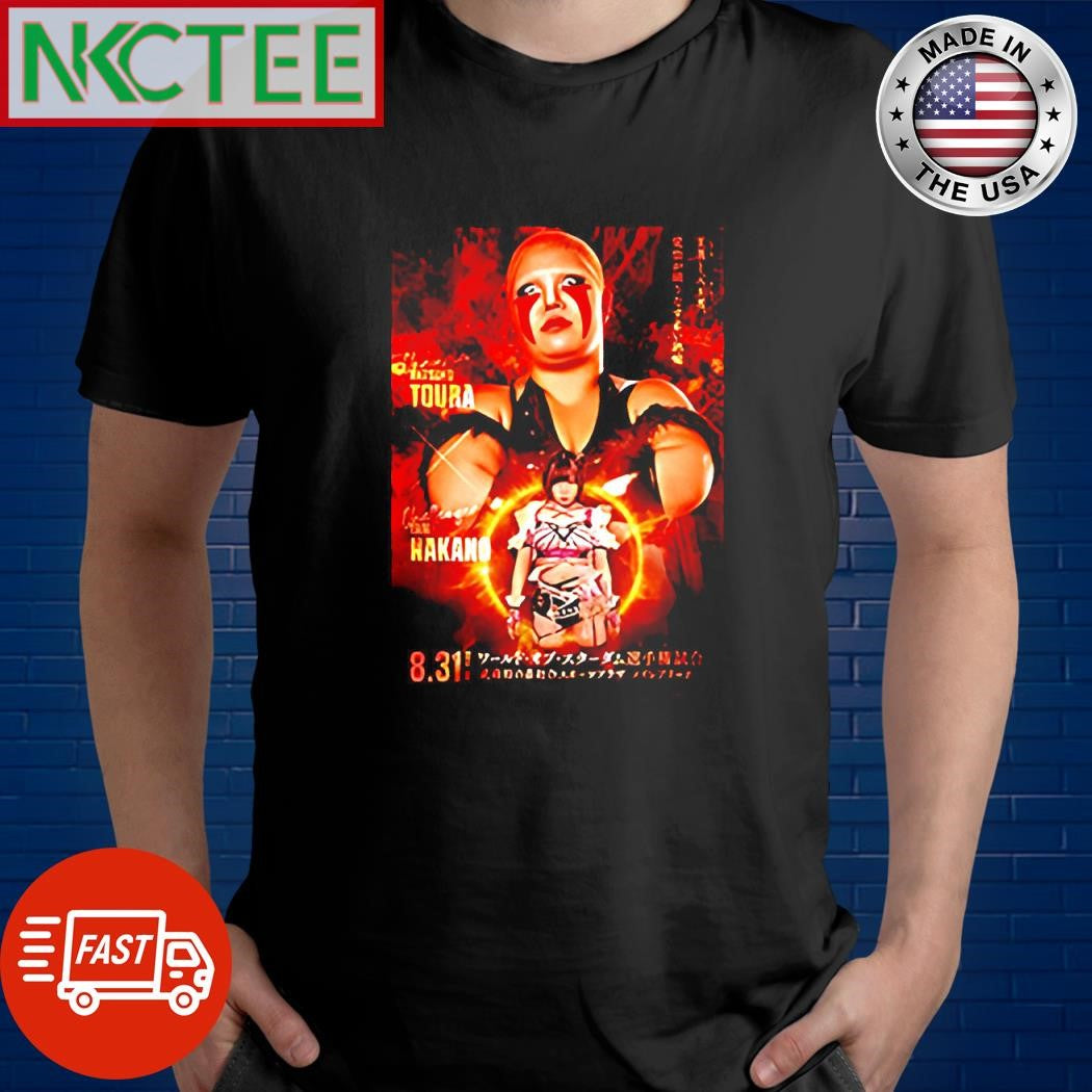 Premium Toura vs Hakano World of Stardom shirt Unisex T-shirt, Sweatshirt, Hoodie, Long Sleeve Tee - T-Shirt, Sweatshirt, Hoodie