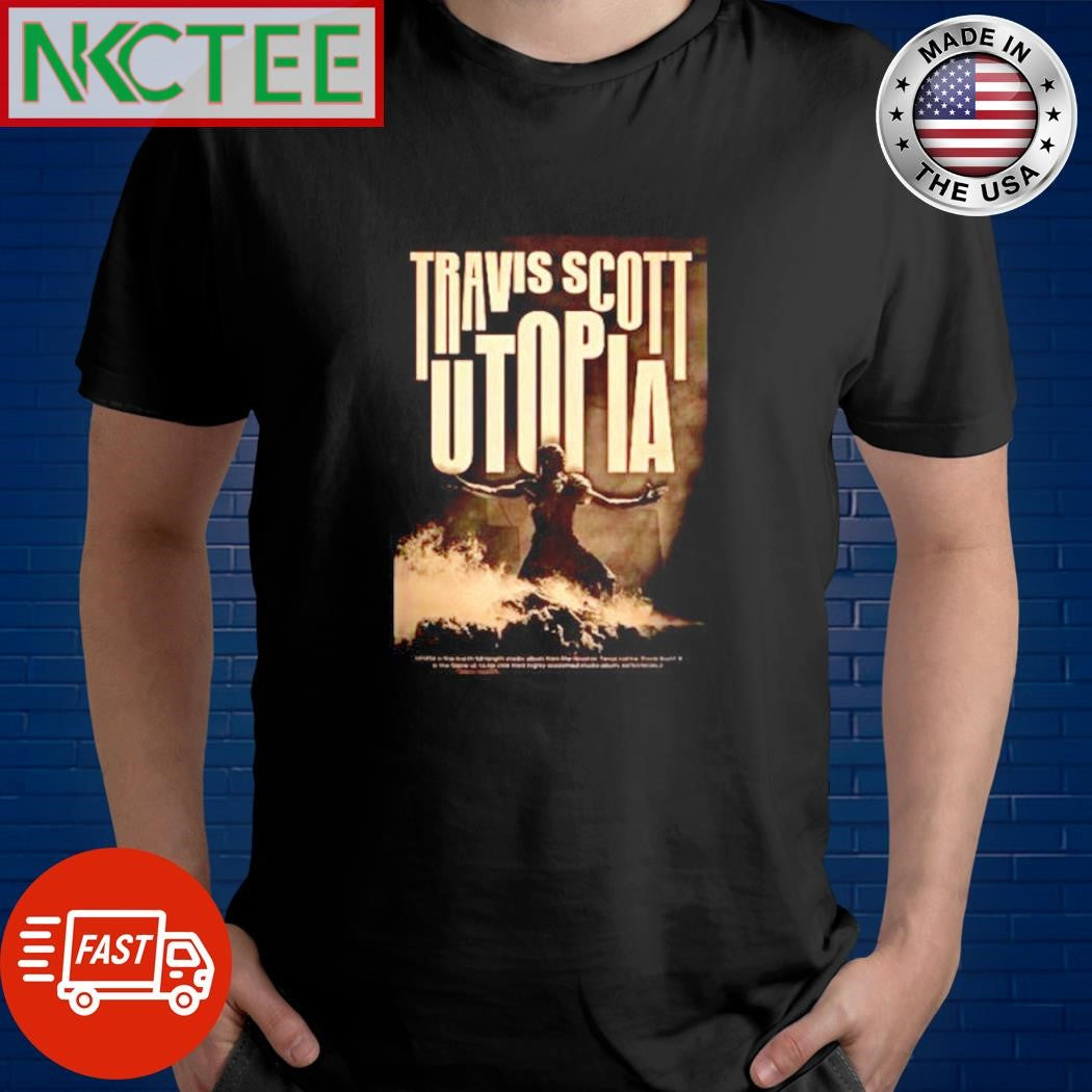 Premium Travis Scott Utopia shirt Unisex T-shirt, Sweatshirt, Hoodie, Long Sleeve Tee - T-Shirt, Sweatshirt, Hoodie