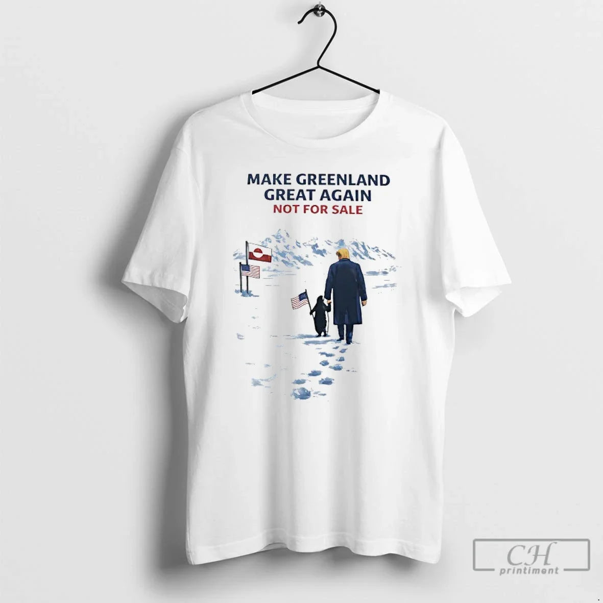 Premium Trump Penguin But Why Make Greenland Great Again Not For Sale T Shirts Sweater - T-Shirt, Sweatshirt, Hoodie