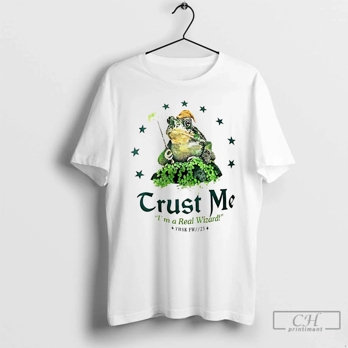 Premium Trust Me Im A Real Wizard Frog Graphic - T-Shirt, Sweatshirt, Hoodie