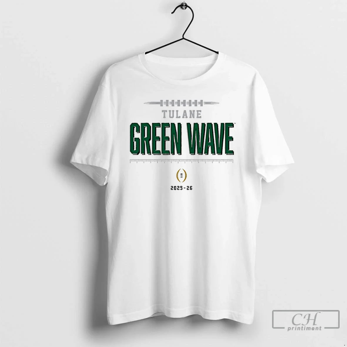 Premium Tulane Green Wave College Football Playoff 2025 26 Playoff Bound - T-Shirt, Sweatshirt, Hoodie