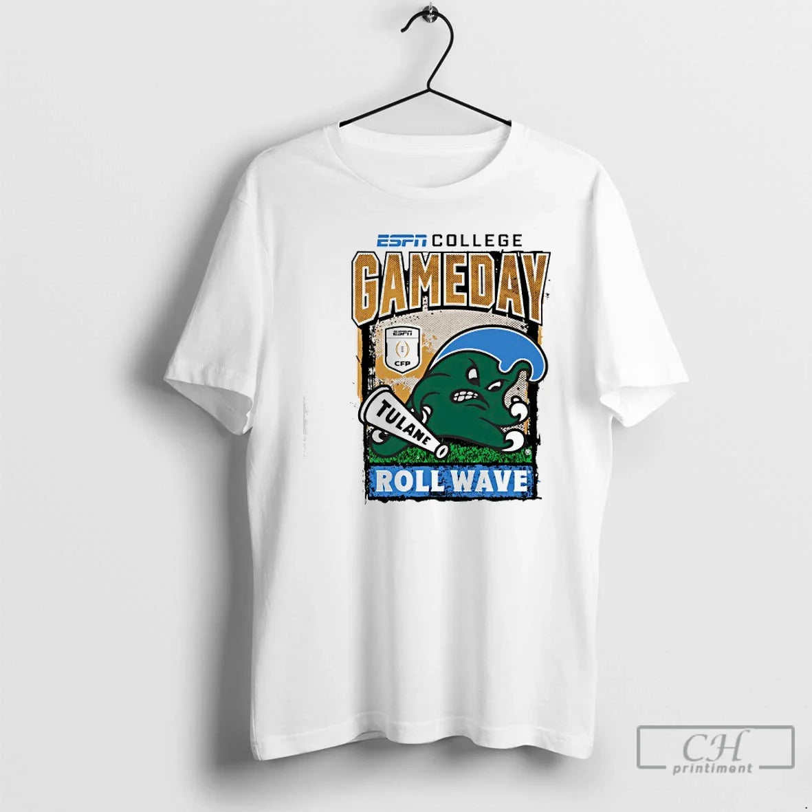 Premium Tulane Green Wave Espn College Gameday 2025 2026 College Football Playoff T Shirts Sweater - T-Shirt, Sweatshirt, Hoodie