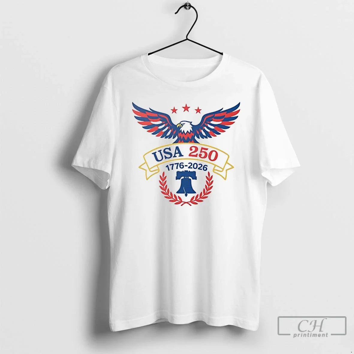Premium Usa 250th Anniversary 1776 2026 Patriotic Eagle - T-Shirt, Sweatshirt, Hoodie