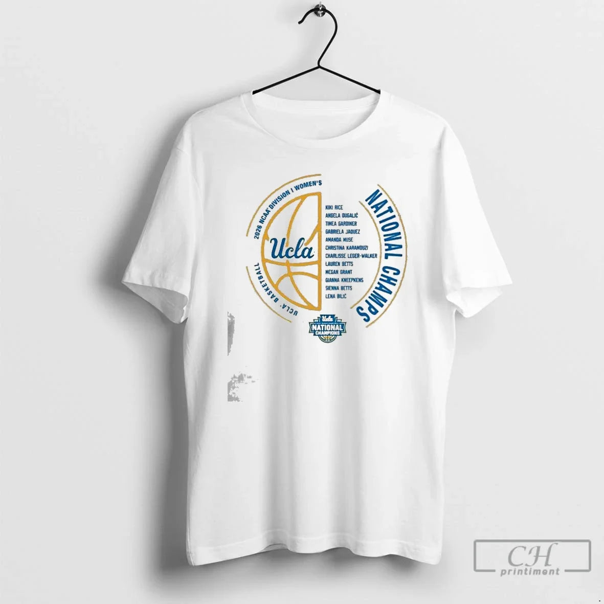 Premium Ucla Bruins Womens Basketball National Champs Nil Team Unisex T-shirt, Sweatshirt, Hoodie, Long Sleeve Tee - T-Shirt, Sweatshirt, Hoodie