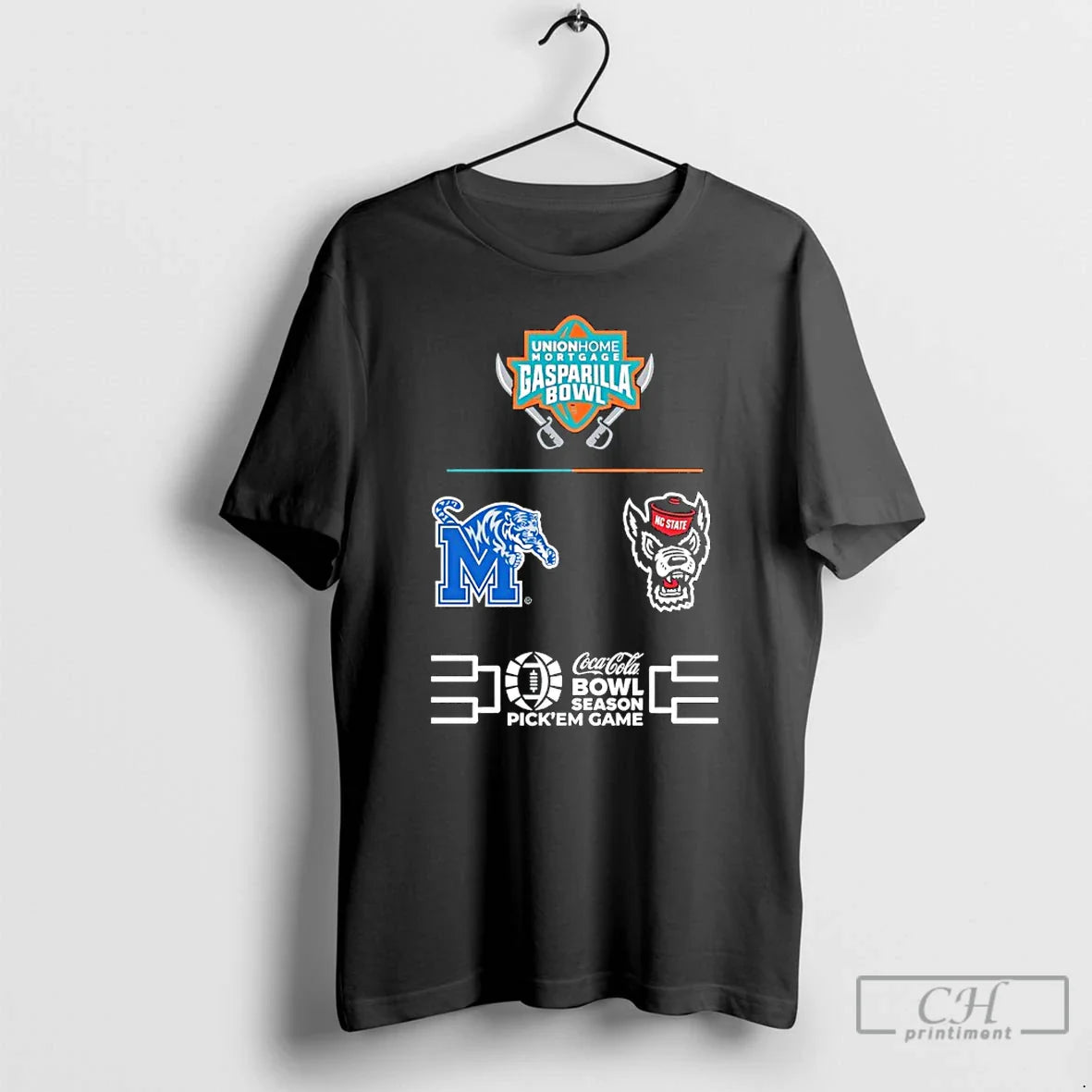 Premium Union Home Mortgage Gasparilla Bowl 2025 Memphis Tigers Vs Nc State Wolfpack T Shirts - T-Shirt, Sweatshirt, Hoodie