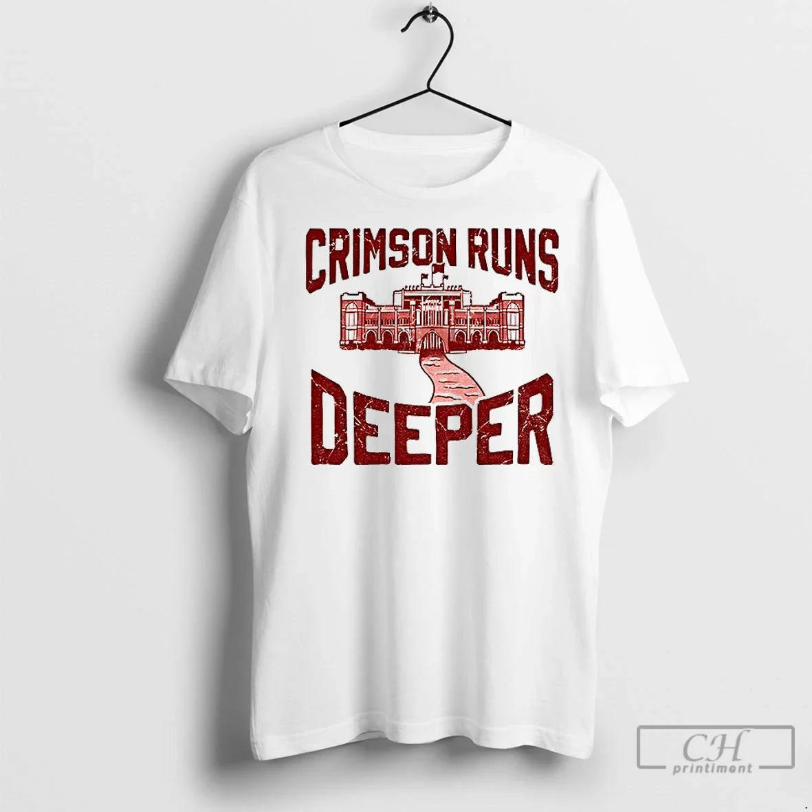 Premium University Of Alabamas Crimson Tide Crimson Runs Deeper Unisex T-shirt, Sweatshirt, Hoodie, Long Sleeve Tee - T-Shirt, Sweatshirt, Hoodie