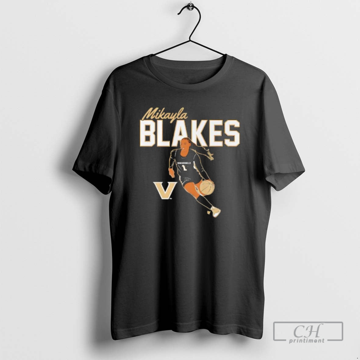 Premium Vanderbilt Basketball Mikayla Blakes Name Pose Shirt Sweater - T-Shirt, Sweatshirt, Hoodie