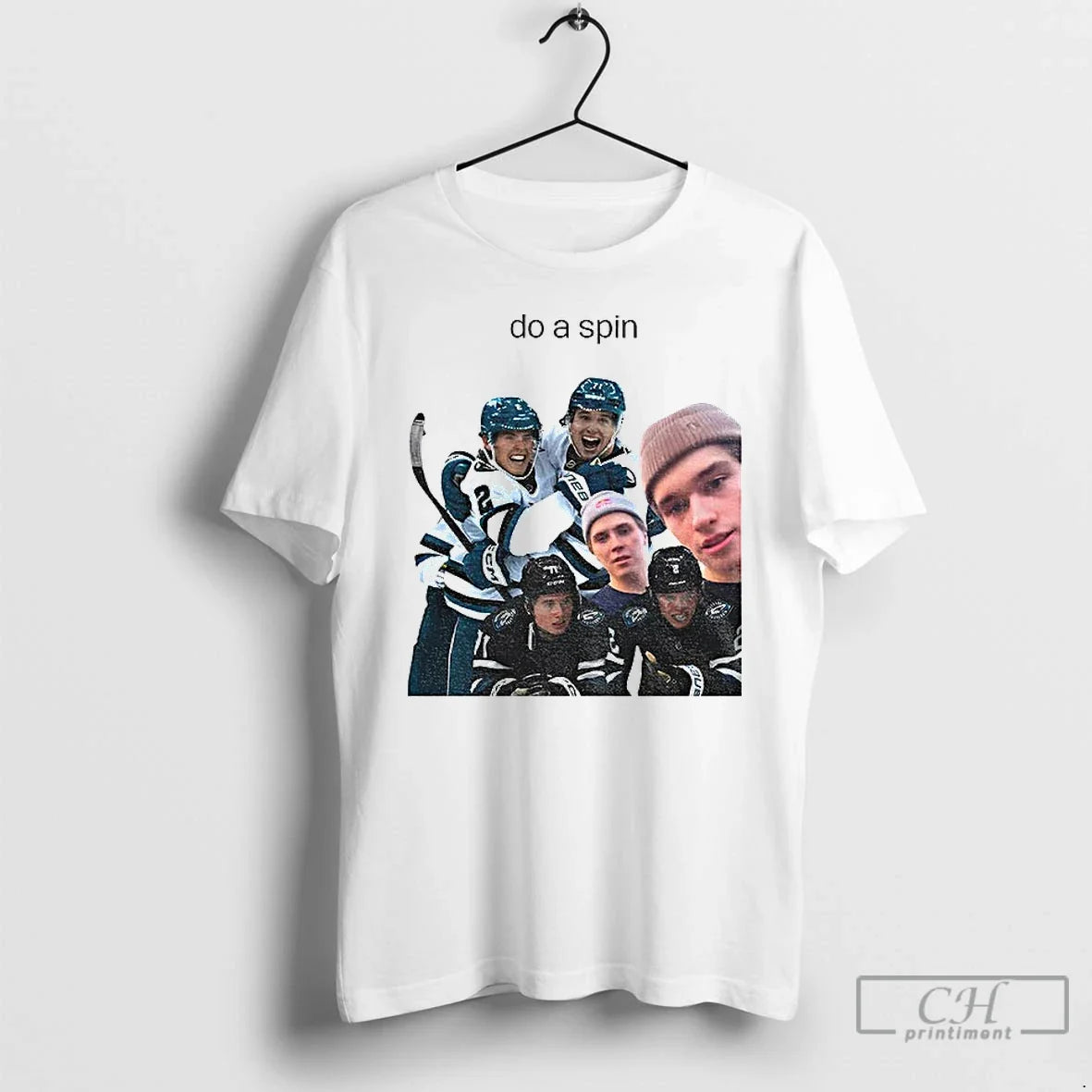 Premium Will Smith And Macklin Celebrini San Jose Sharks Hockey Do A Spin T Shirts - T-Shirt, Sweatshirt, Hoodie