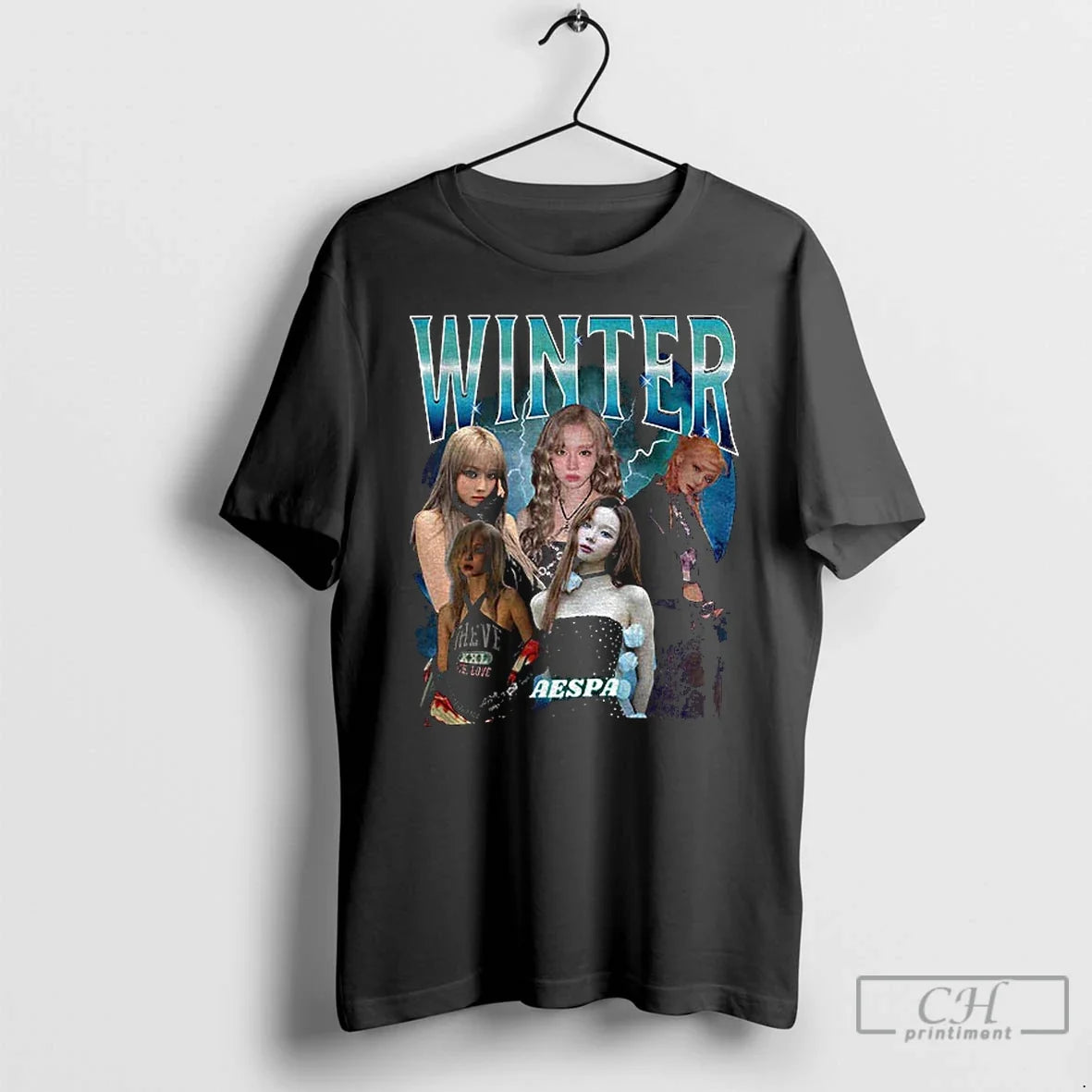 Premium Winter Aespa Retro 90s Kpop - T-Shirt, Sweatshirt, Hoodie