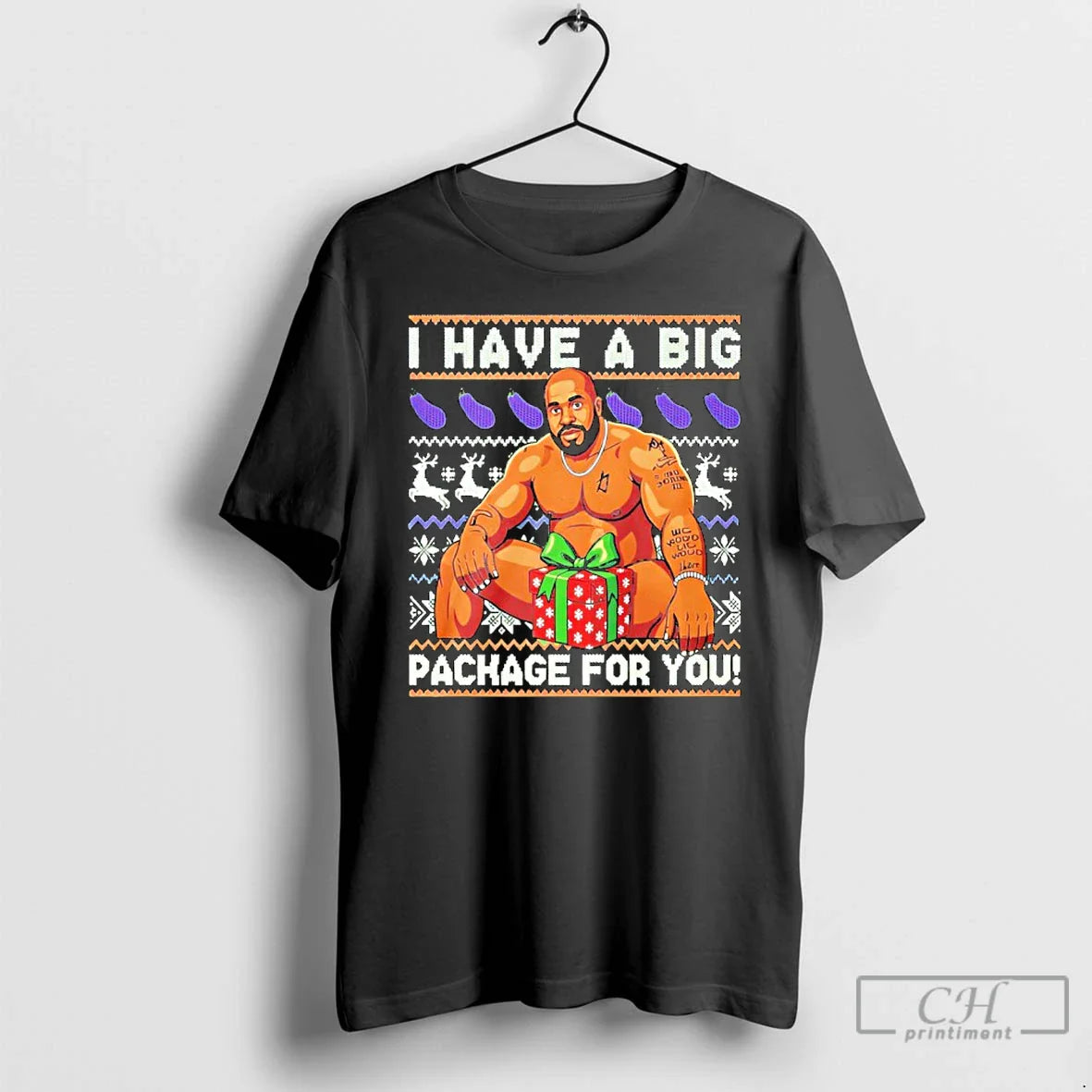 Premium Wood I Have A Big Package For You - T-Shirt, Sweatshirt, Hoodie
