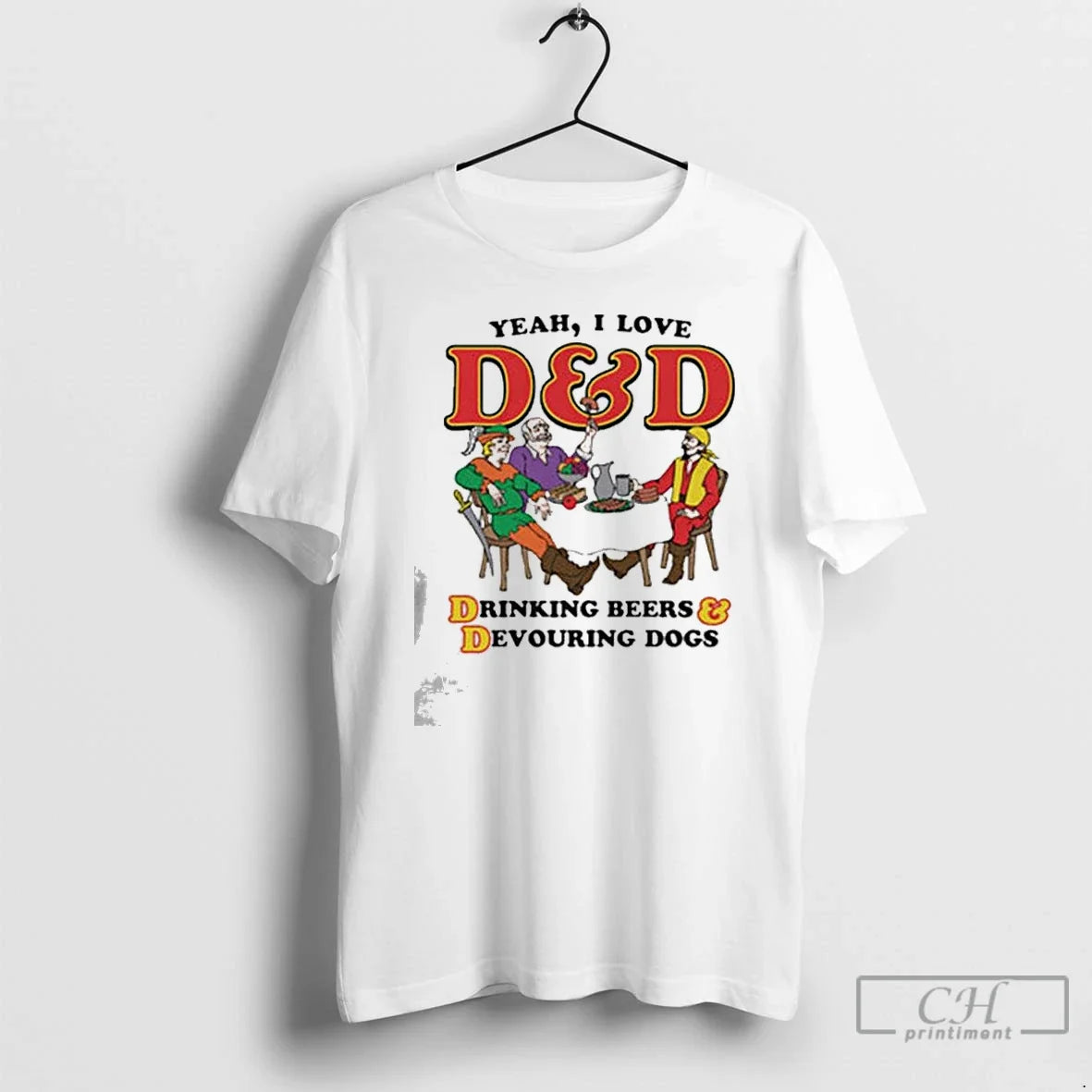 Premium Yeah I Love Dd Drinking Beers Devouring Dogs Unisex T-shirt, Sweatshirt, Hoodie, Long Sleeve Tee - T-Shirt, Sweatshirt, Hoodie