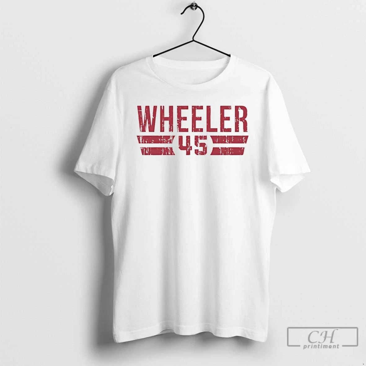 Premium Zack Wheeler 45 Philadelphia Phillies Player Name And Number - T-Shirt, Sweatshirt, Hoodie