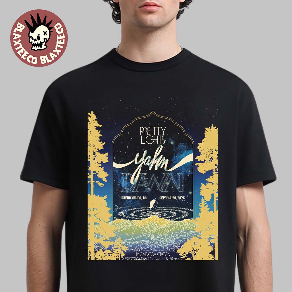 Pretty Lights Yahn Dawn 2026 Buena Vista Colorado At Meadow Creek From September 18 To 20 2026 T-Shirt - T-Shirt, Sweatshirt, Hoodie