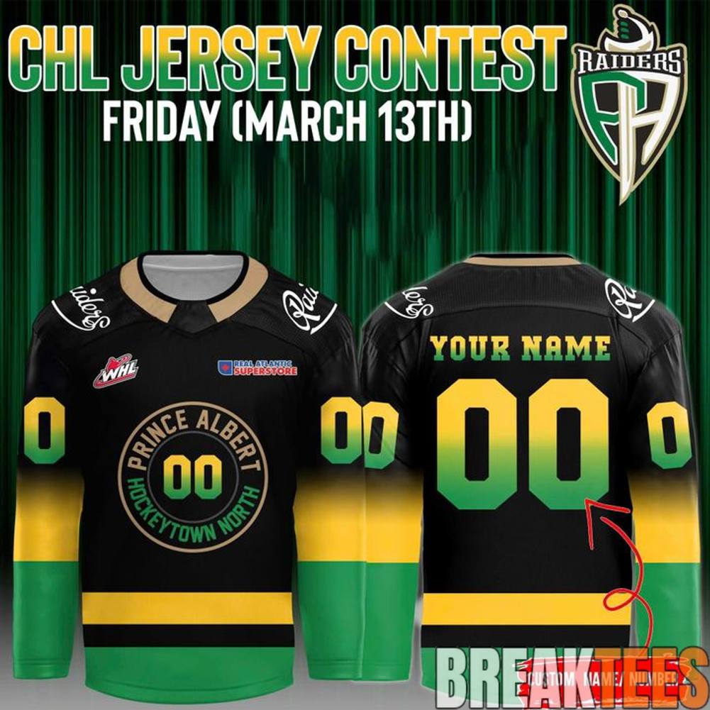 Prince Albert Raiders 2026 New Hockey Jersey hockey jersey product view 1
