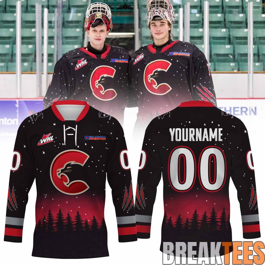 Prince George Cougars Special New 2026 Custom Hockey Jersey hockey jersey product view 1