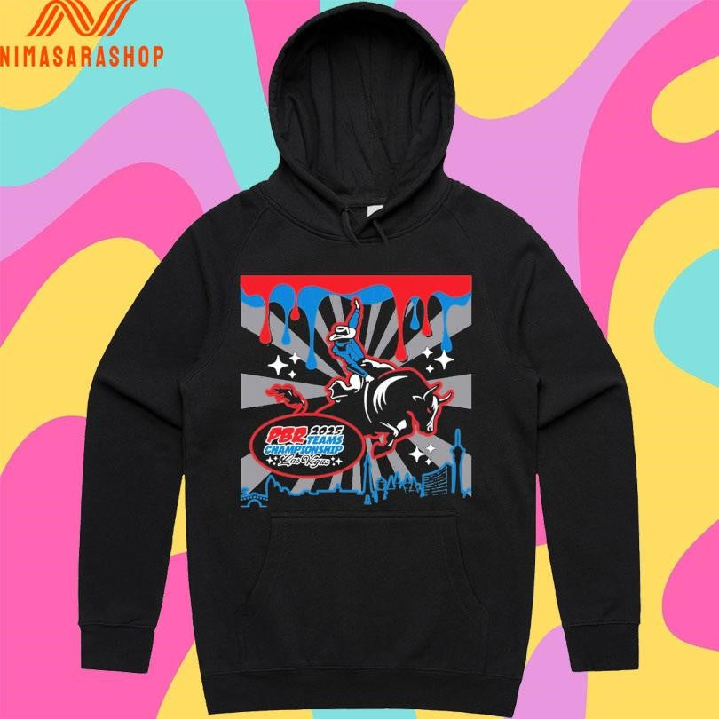 Professional Bull Riders 2025 Team Championship Las - Adult & Kids T-Shirts, Sweatshirts & Hoodies apparel design preview 2