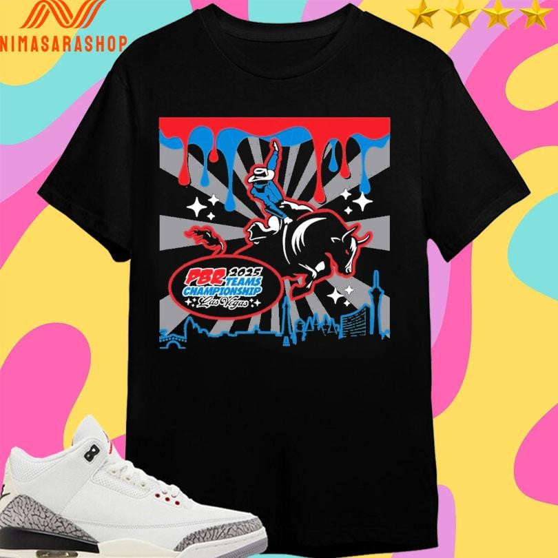 Professional Bull Riders 2025 Team Championship Las - Adult & Kids T-Shirts, Sweatshirts & Hoodies apparel design preview 1