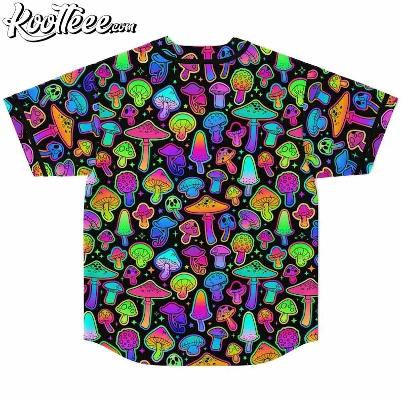Psilo Rave Festival Baseball Jersey baseball jersey product view 4