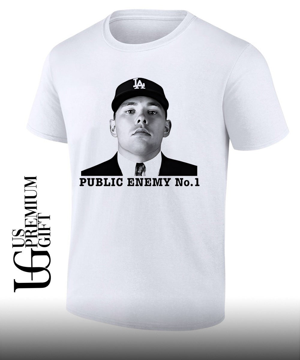 Public Enemy No 1 Dalton Rushing T-shirt Unisex T-shirt, Sweatshirt, Hoodie, Long Sleeve Tee - T-Shirt, Sweatshirt, Hoodie