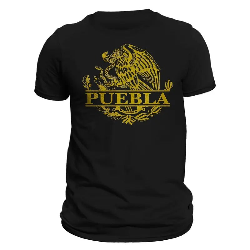 Puebla Mexico Eagle Emblem Mexican Casual Classic - Adult & Kids T-Shirts, Sweatshirts & Hoodies apparel design preview 1