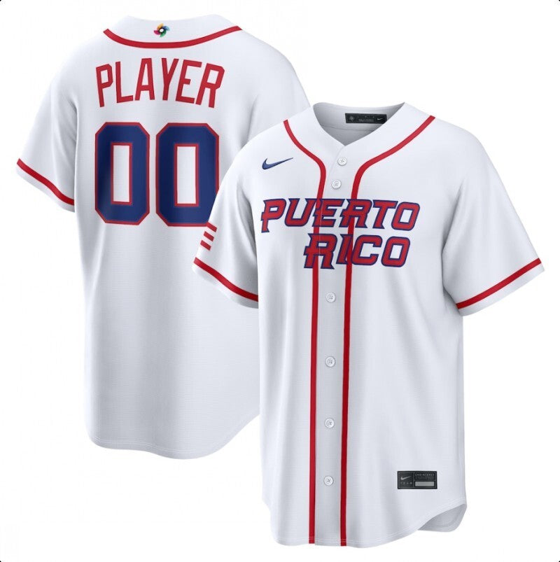 Puerto Rico 2026 Baseball Jersey baseball jersey product view 1