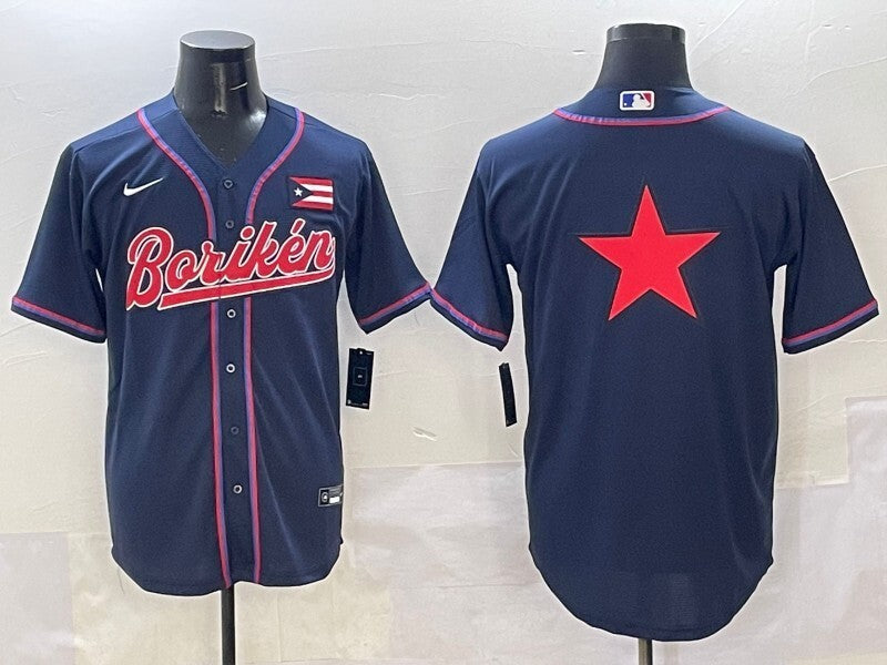Puerto Rico Collaboration Style 4 Baseball Jersey baseball jersey product view 1