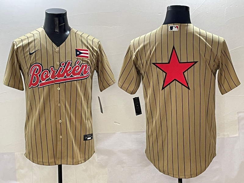 Puerto Rico Puerto Rico Collaboration Style 12 Baseball Jersey baseball jersey product view 1