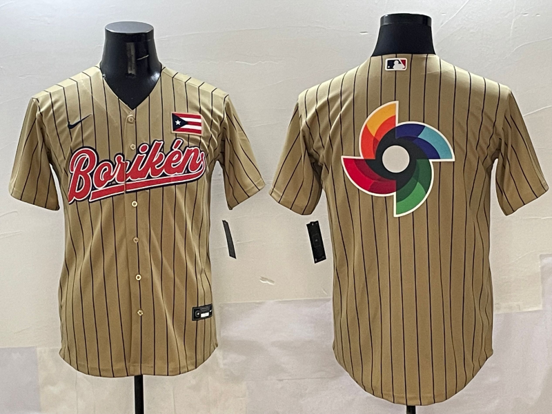Puerto Rico Puerto Rico Collaboration Style 6 Baseball Jersey baseball jersey product view 1