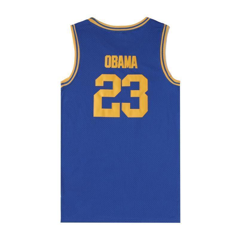 Punahou 23 Barack Obama High School Style 2 College Football Jersey football jersey product view 1
