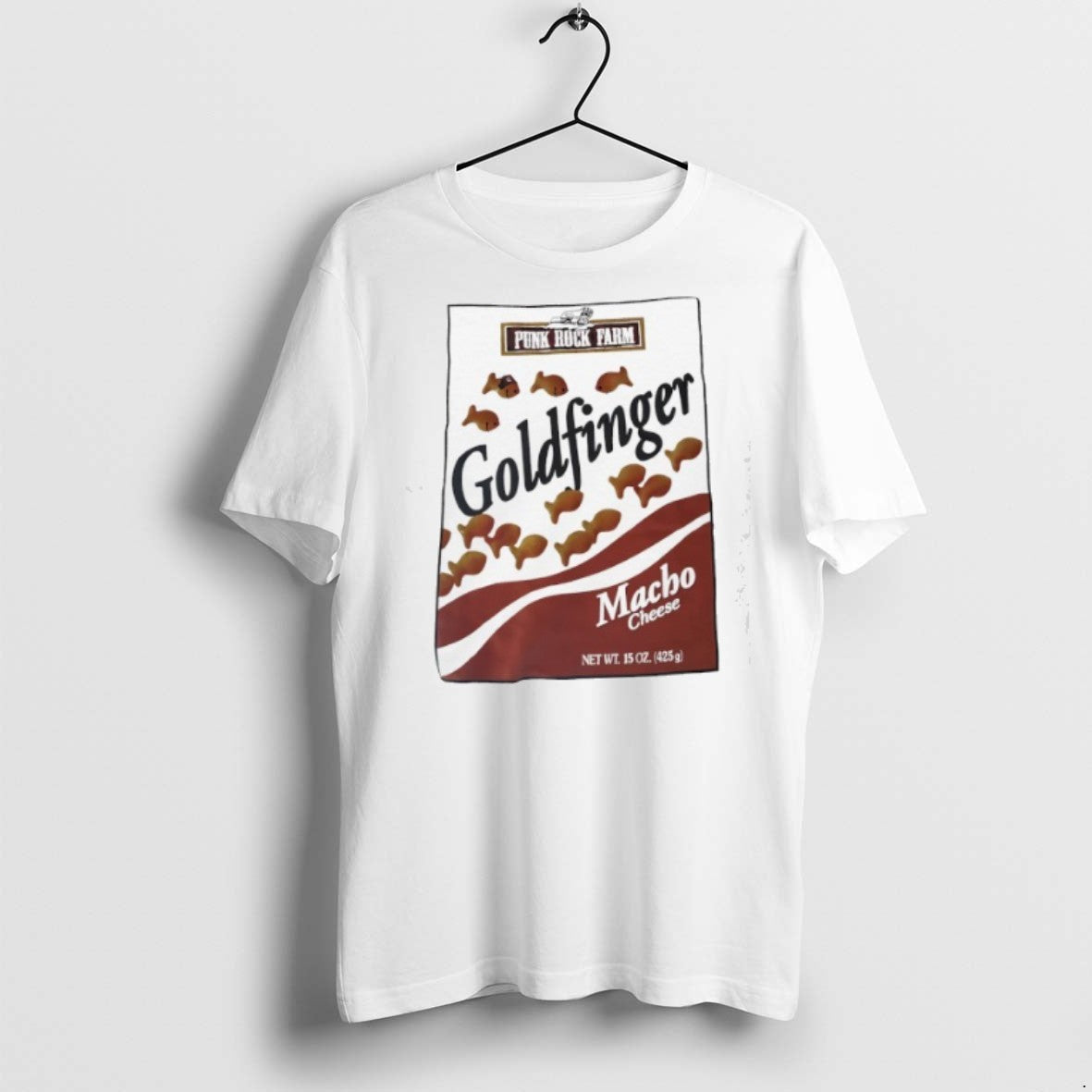 Punk Rock Farm Goldfinger Macho Cheese T Shirts Unisex T-shirt, Sweatshirt, Hoodie, Long Sleeve Tee - T-Shirt, Sweatshirt, Hoodie