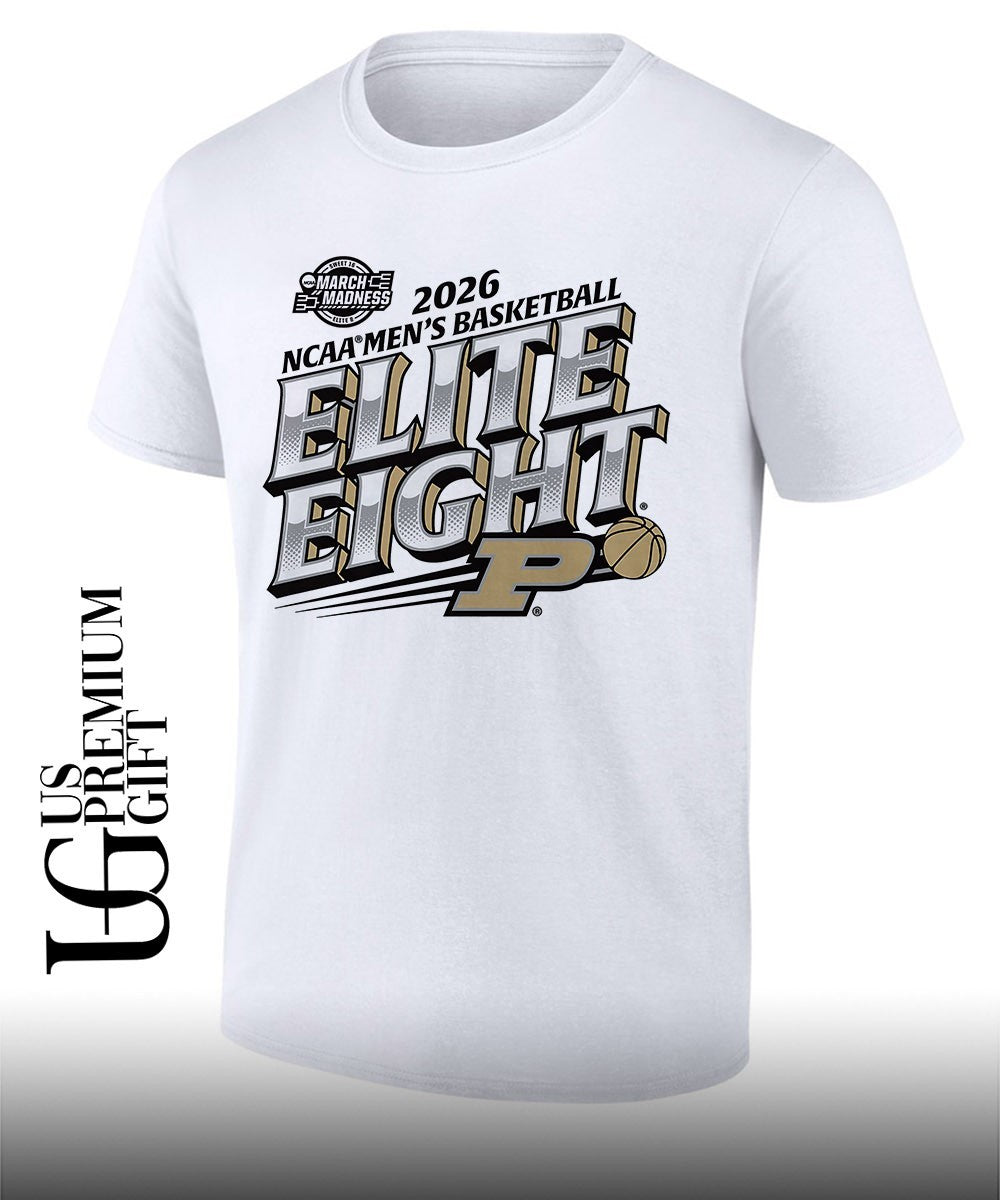 Purdue Boilermakers 2026 Elite Eight NCAA Mens basketball shirt Unisex T-shirt, Sweatshirt, Hoodie, Long Sleeve Tee - T-Shirt, Sweatshirt, Hoodie