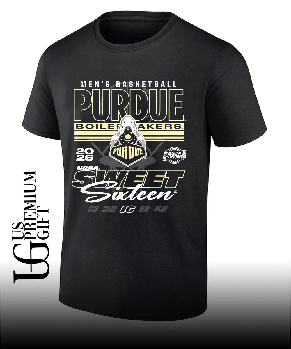 Purdue Boilermakers 2026 NCAA March Madness Sweet 16 Bound Net shirt Unisex T-shirt, Sweatshirt, Hoodie, Long Sleeve Tee - T-Shirt, Sweatshirt, Hoodie