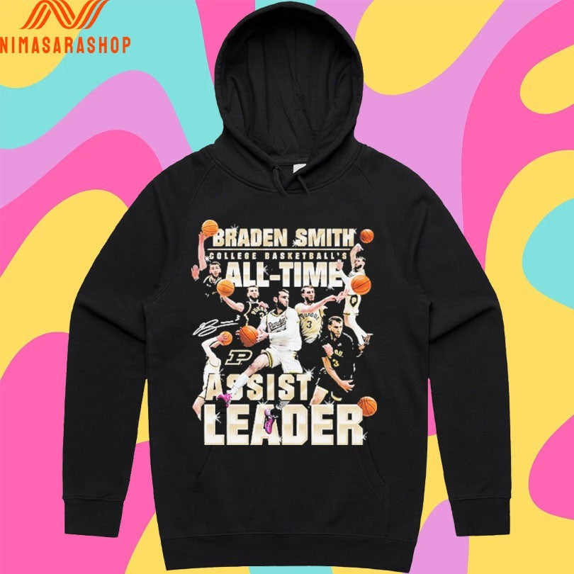 Purdue Boilermakers Men's Basketball Braden Smith - Adult & Kids T-Shirts, Sweatshirts & Hoodies apparel design preview 2