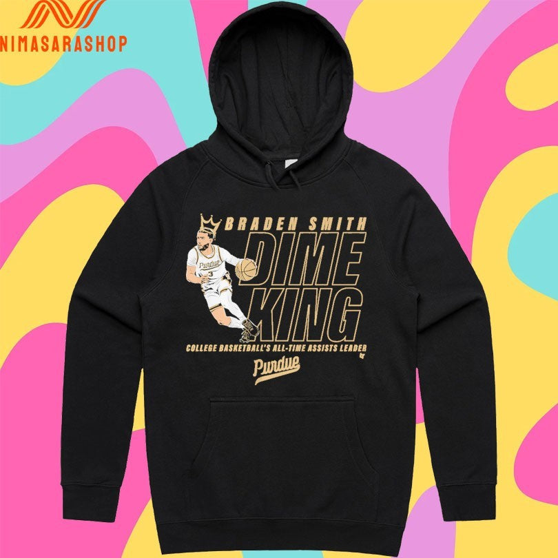 Purdue Boilermakers Men's Basketball Braden Smith - Adult & Kids T-Shirts, Sweatshirts & Hoodies apparel design preview 2