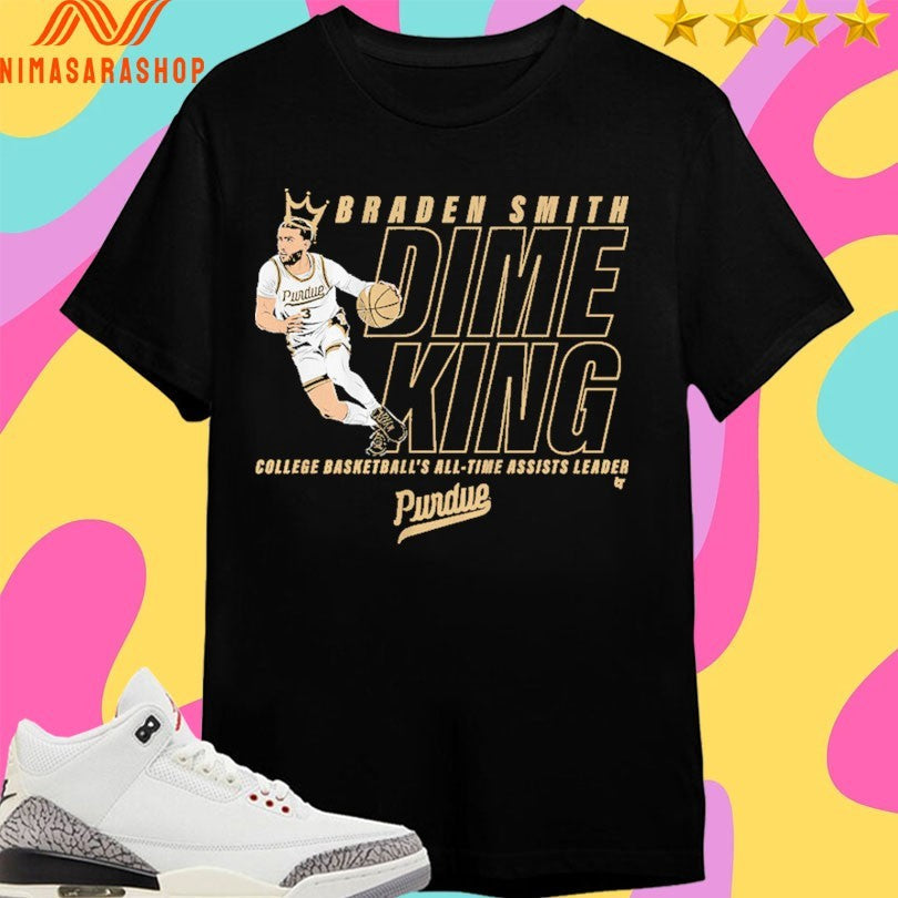 Purdue Boilermakers Men's Basketball Braden Smith - Adult & Kids T-Shirts, Sweatshirts & Hoodies apparel design preview 1