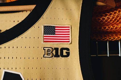 Purdue Boilermakers 2022-23 Alternate Style 3 College Football Jersey football jersey product view 1