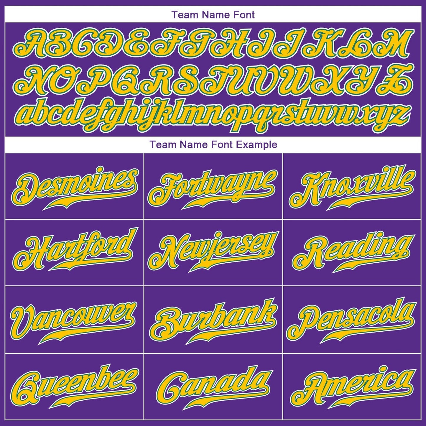 Custom Purple Gold-Kelly Green Authentic Baseball Jersey baseball jersey product view 5