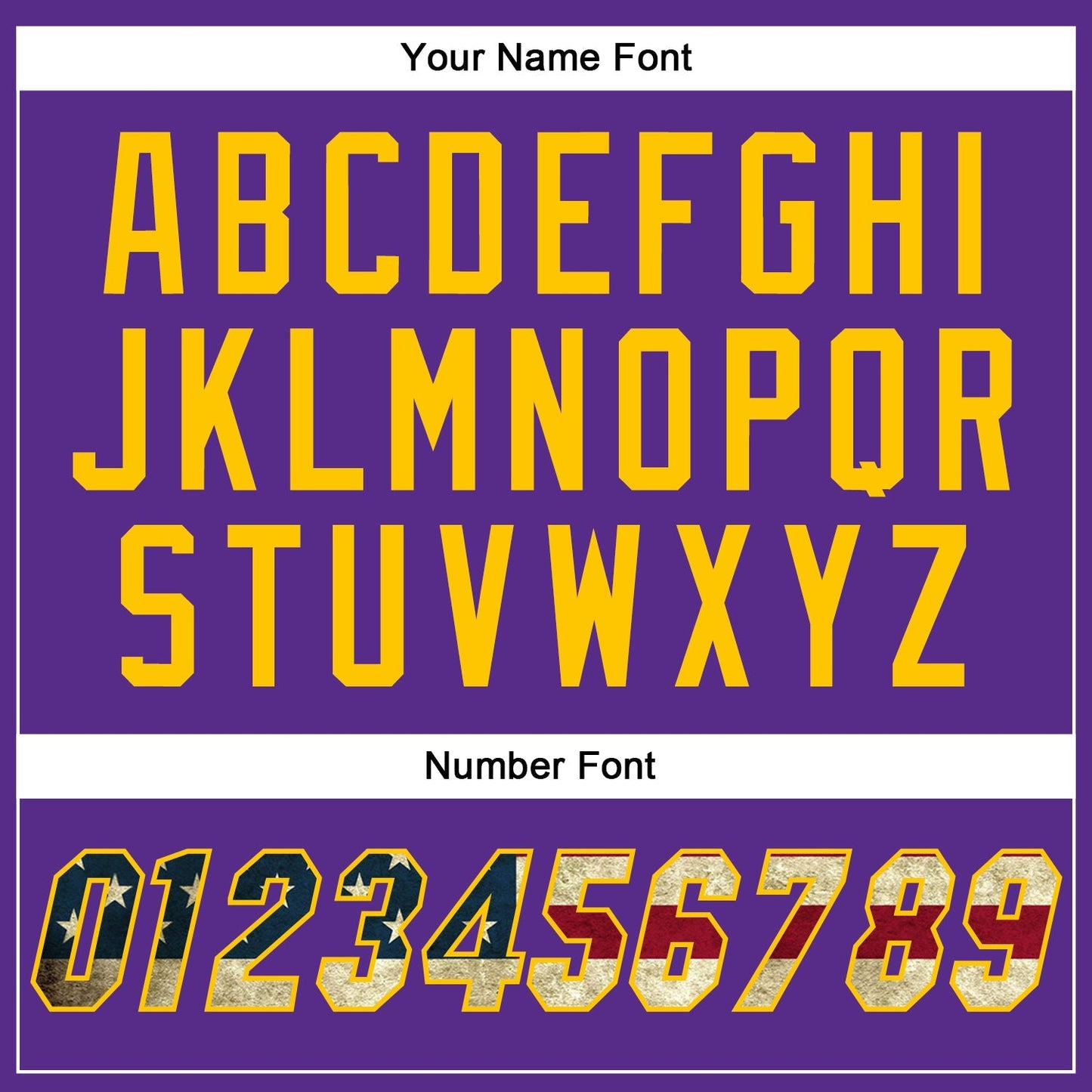 Custom Purple Vintage USA Flag-Gold Authentic Baseball Jersey baseball jersey product view 5