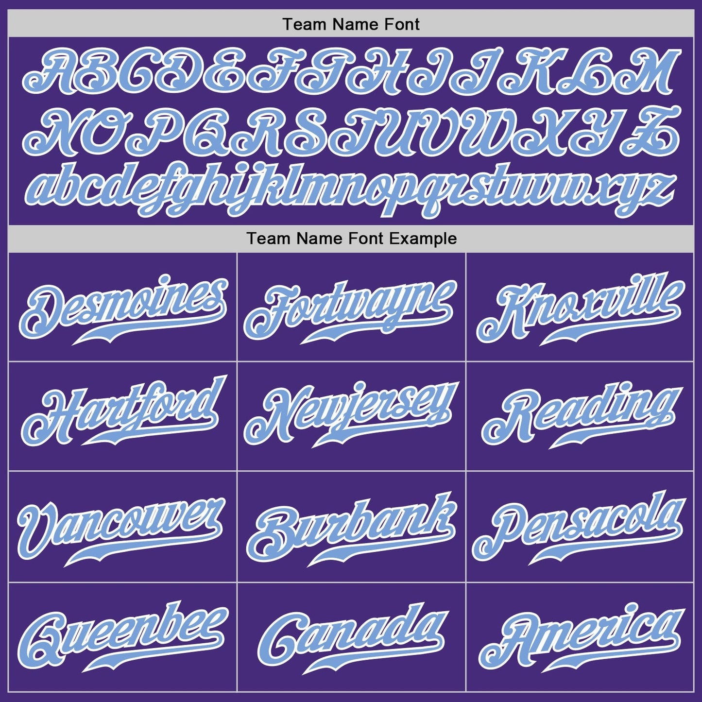 Custom Purple White Pinstripe Light Blue-White Authentic Baseball Jersey baseball jersey product view 5